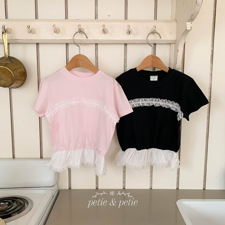 Petit & Petit - Korean Children Fashion - #childofig - Sugar Frill Tee - 3