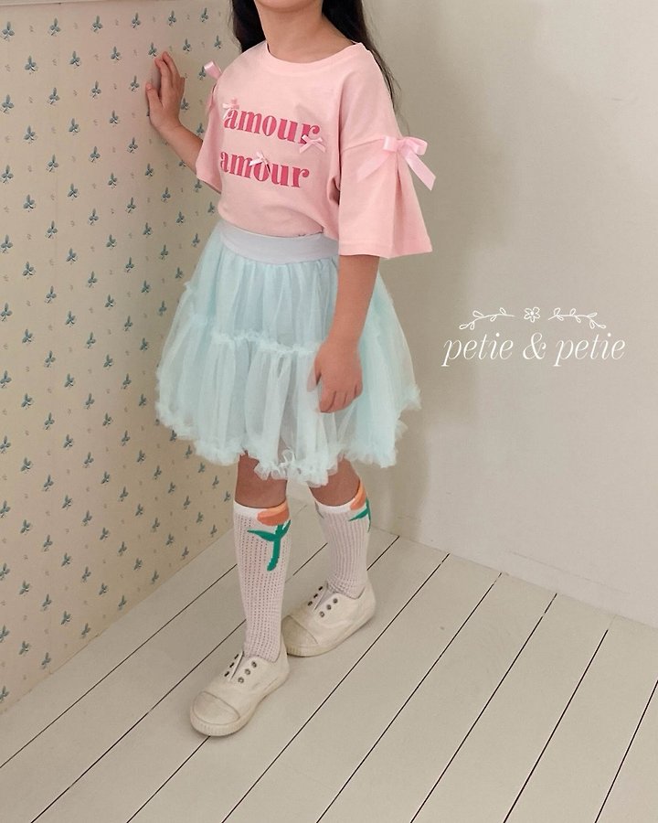 Petit & Petit - Korean Children Fashion - #childofig - Tutu Skirt Leggings - 9