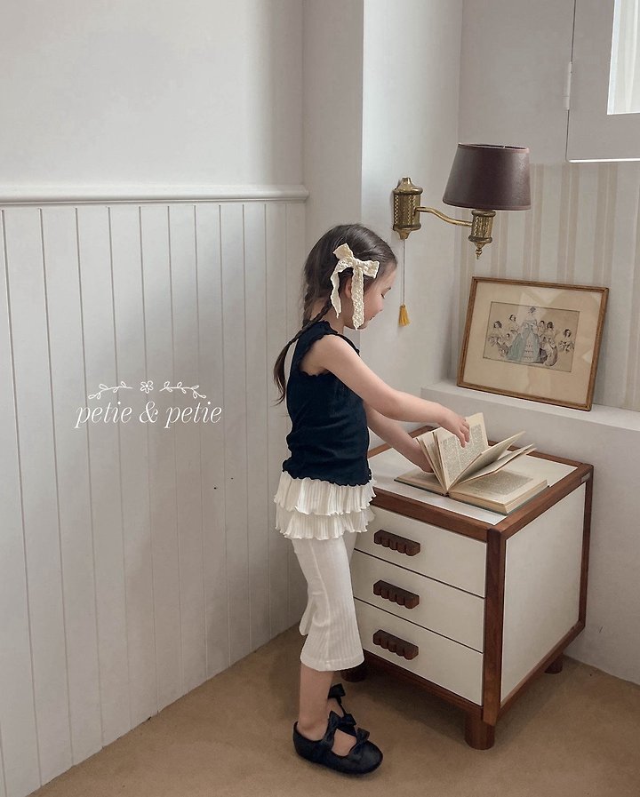 Petit & Petit - Korean Children Fashion - #childofig - Chic Wavy Tee - 3