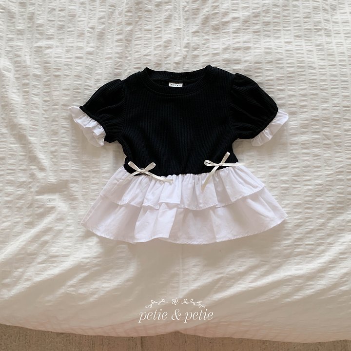 Petit & Petit - Korean Children Fashion - #childrensboutique - Dalgona Frill Tee - 11