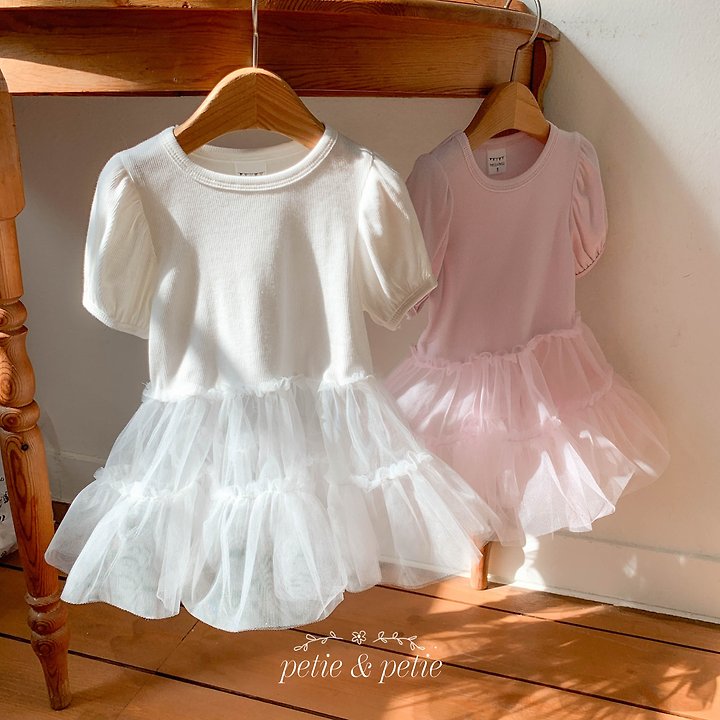 Petit & Petit - Korean Children Fashion - #childrensboutique - Lua Tulle One-piece - 8