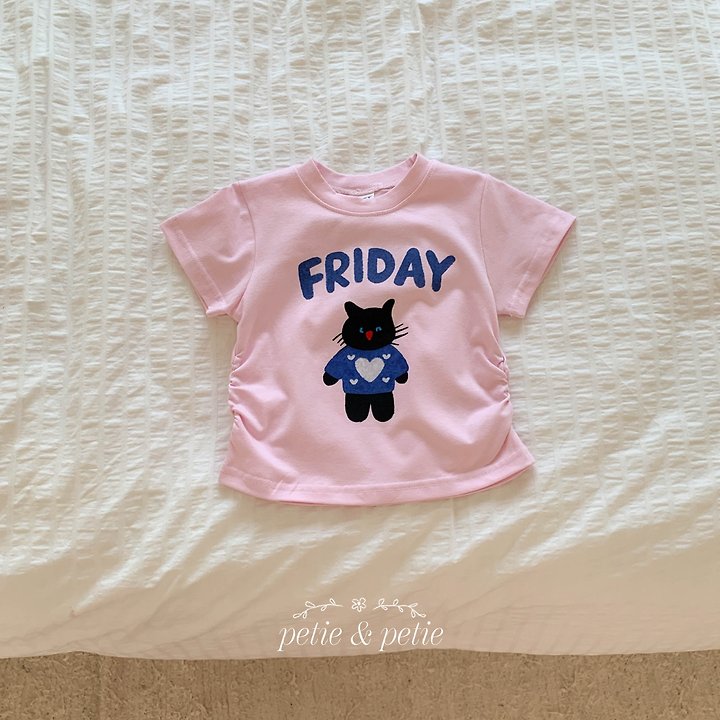 Petit & Petit - Korean Children Fashion - #childrensboutique - Cats Shirring Tee - 12