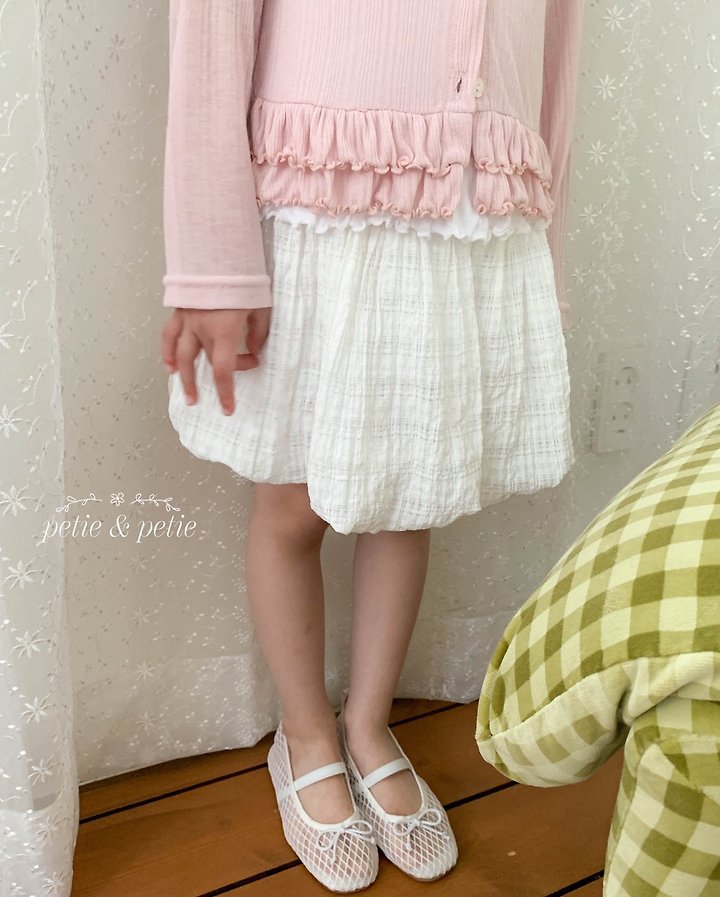 Petit & Petit - Korean Children Fashion - #designkidswear - Cool Ribbed Frill Cardigan - 5