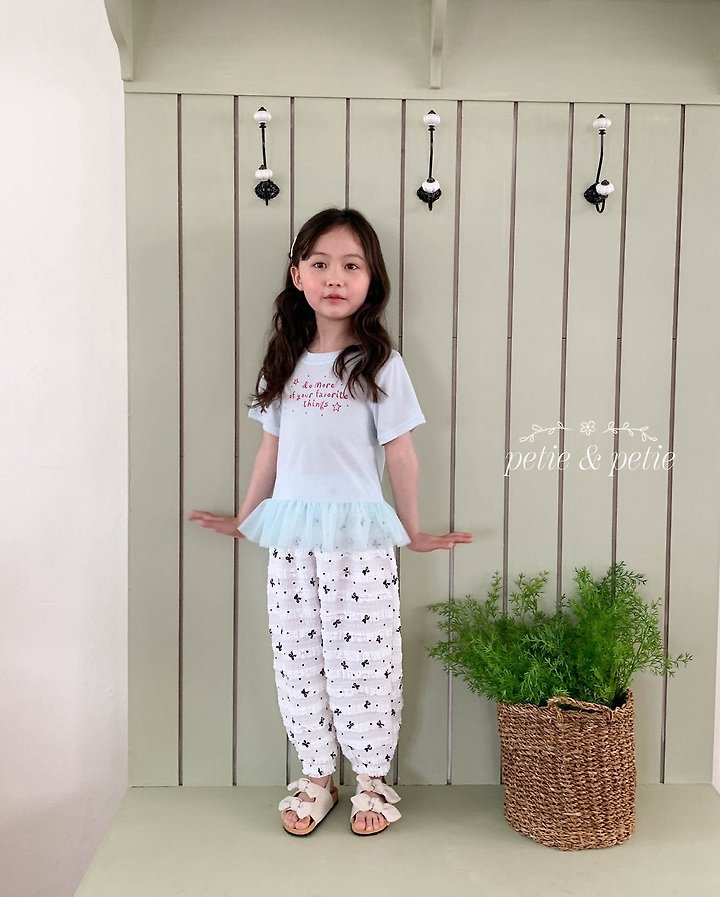 Petit & Petit - Korean Children Fashion - #designkidswear - Berry Sheer Frill Tee - 3