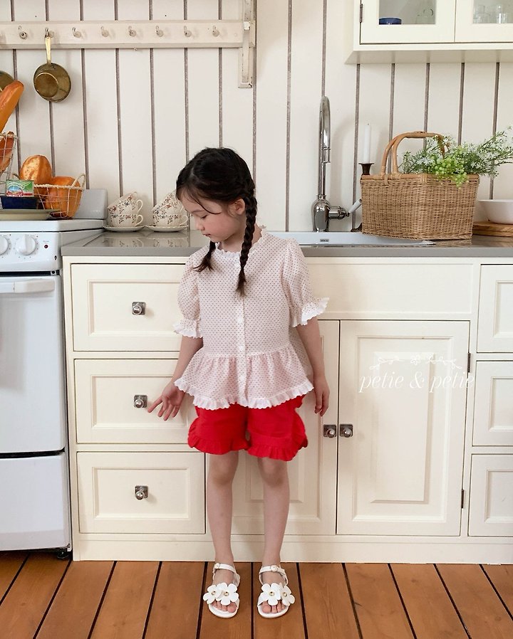 Petit & Petit - Korean Children Fashion - #designkidswear - Candy Frill Pants - 10