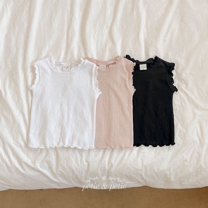 Petit & Petit - Korean Children Fashion - #designkidswear - Chic Wavy Tee - 6