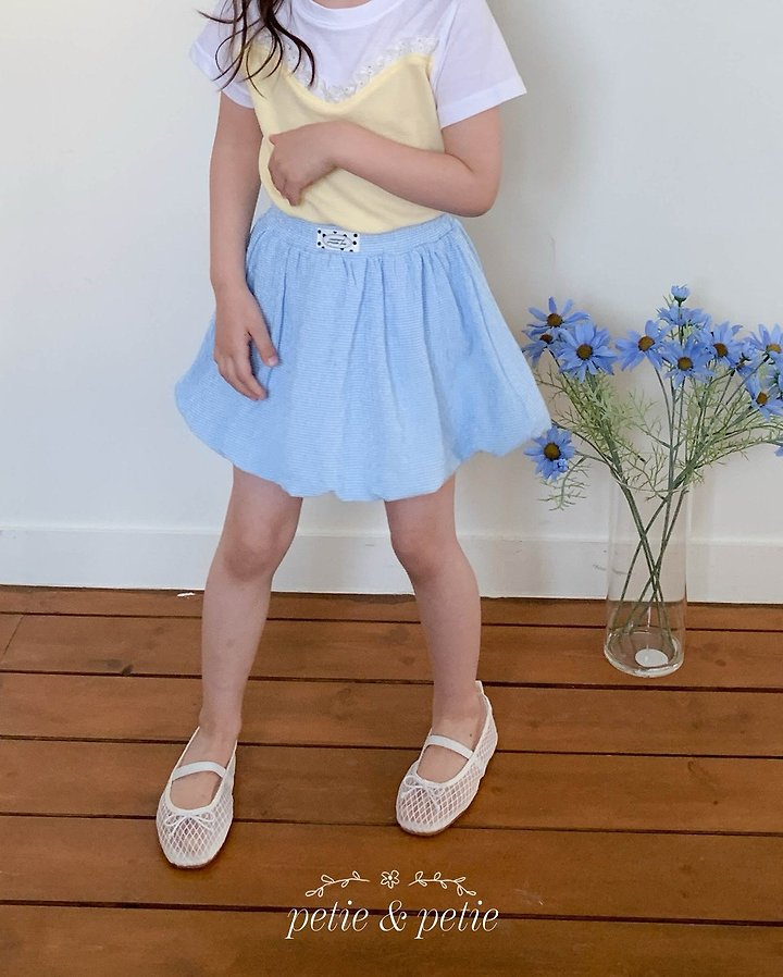 Petit & Petit - Korean Children Fashion - #discoveringself - Kale Balloon Skirt