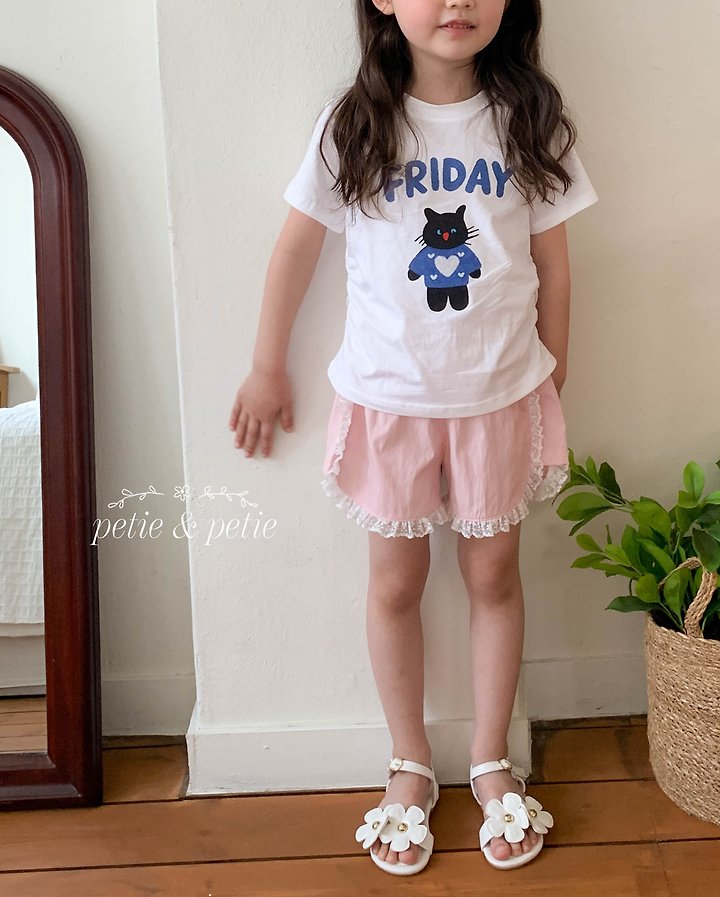 Petit & Petit - Korean Children Fashion - #discoveringself - Powder Lace Pants - 6