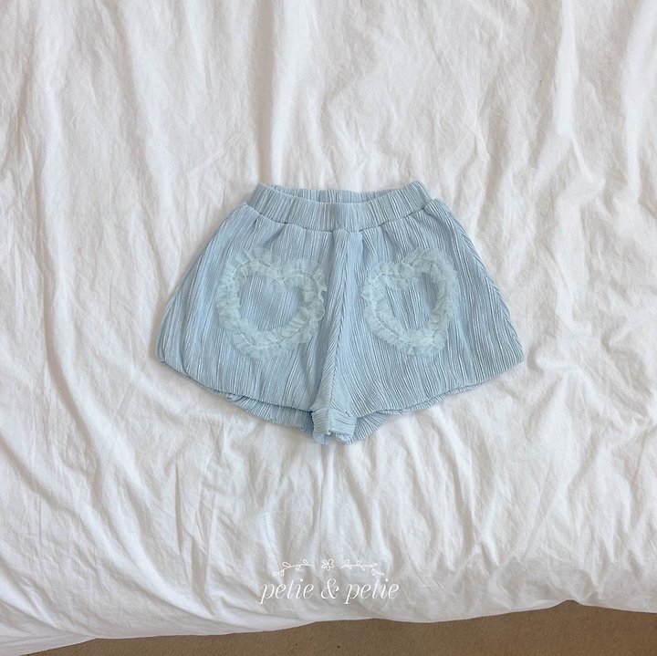 Petit & Petit - Korean Children Fashion - #designkidswear - Heart Pleats Pants - 4