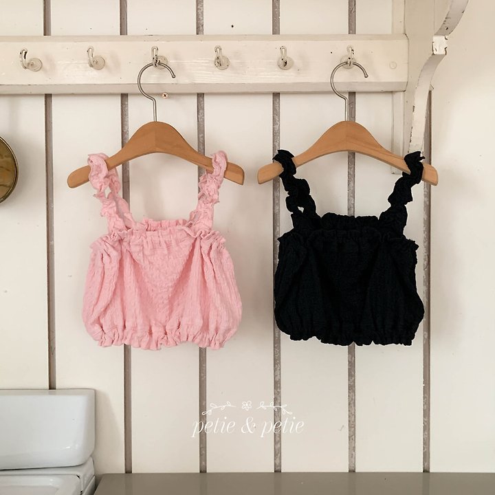 Petit & Petit - Korean Children Fashion - #fashionkids - Popcorn Frill Bustier - 12