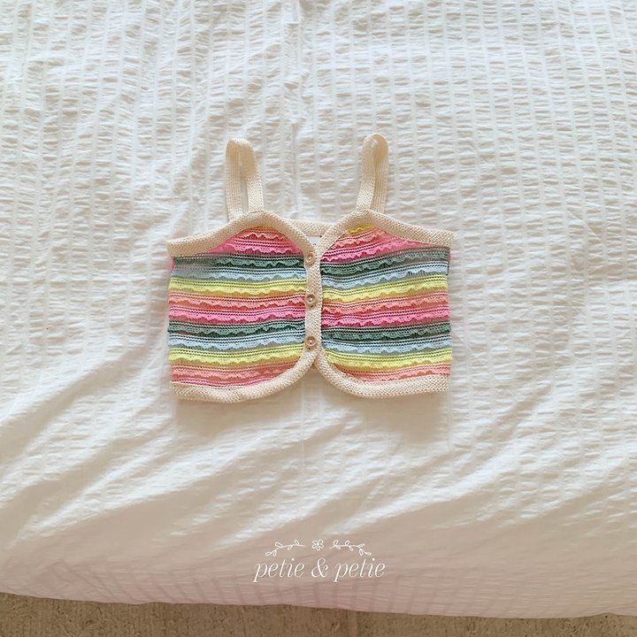 Petit & Petit - Korean Children Fashion - #fashionkids - Rainbow Vest - 8
