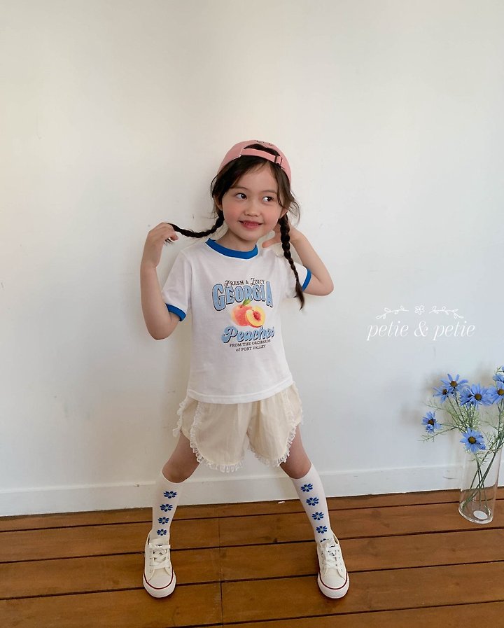 Petit & Petit - Korean Children Fashion - #fashionkids - Peach Tee - 5