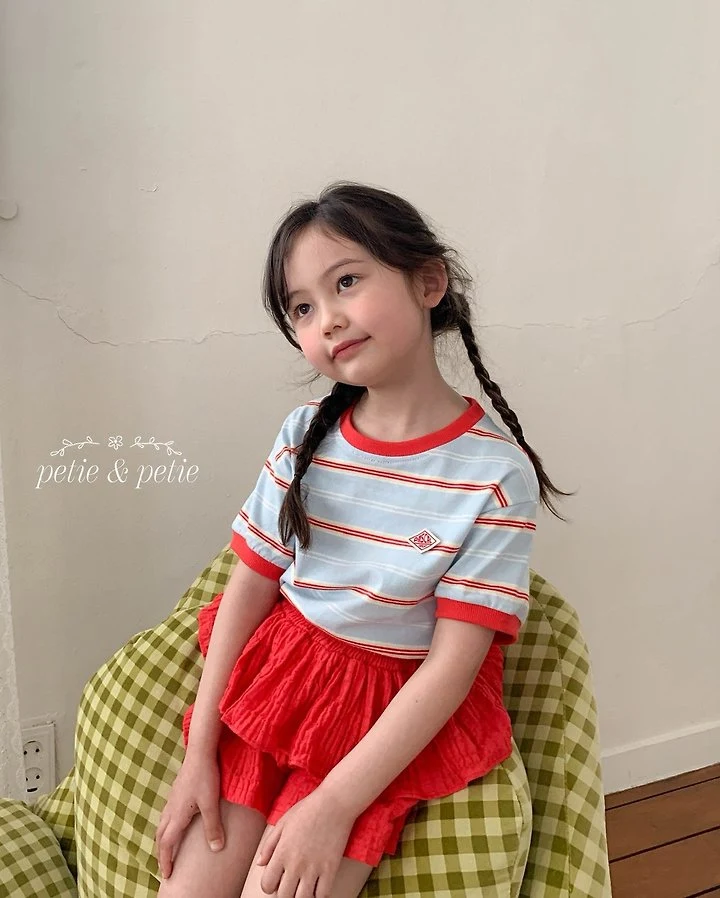 Petit & Petit - Korean Children Fashion - #fashionkids - Maple Frill Shorts - 6