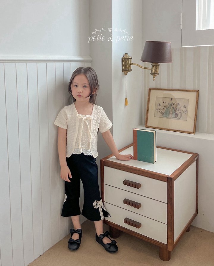 Petit & Petit - Korean Children Fashion - #fashionkids - Ribbon Flare Pants - 9