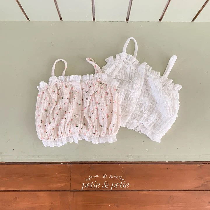 Petit & Petit - Korean Children Fashion - #kidsshorts - Sweet Bustier - 11