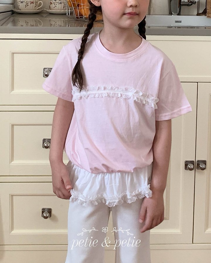 Petit & Petit - Korean Children Fashion - #kidsshorts - Sugar Frill Tee - 9