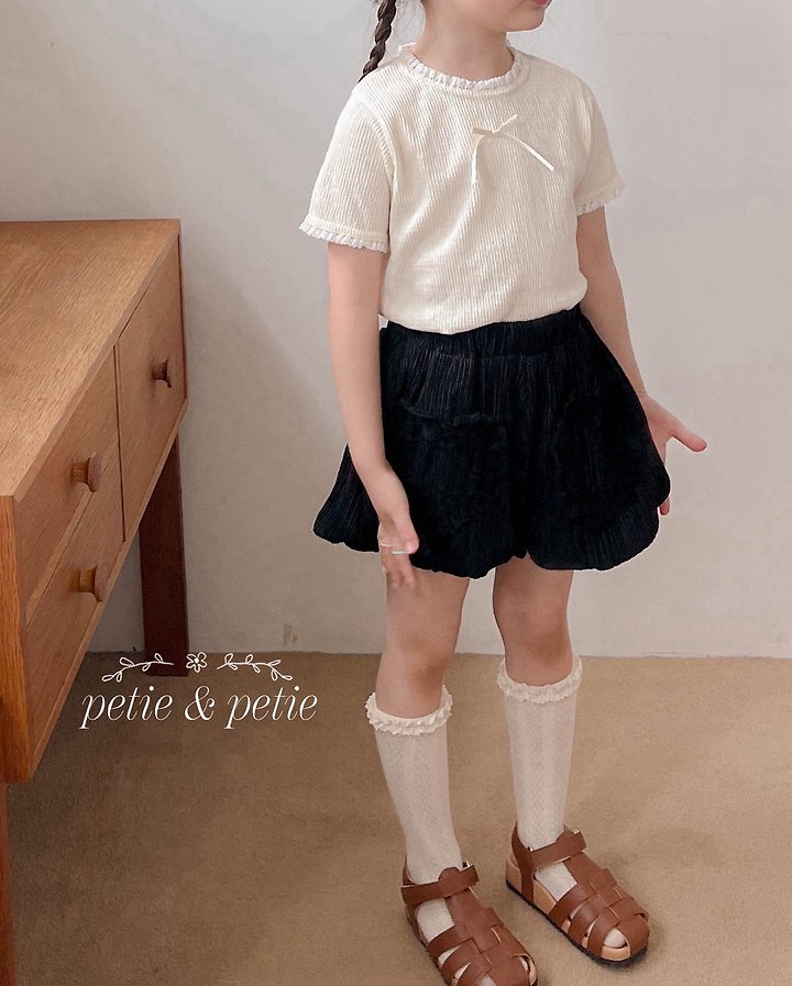 Petit & Petit - Korean Children Fashion - #kidsshorts - Milk Tee - 10