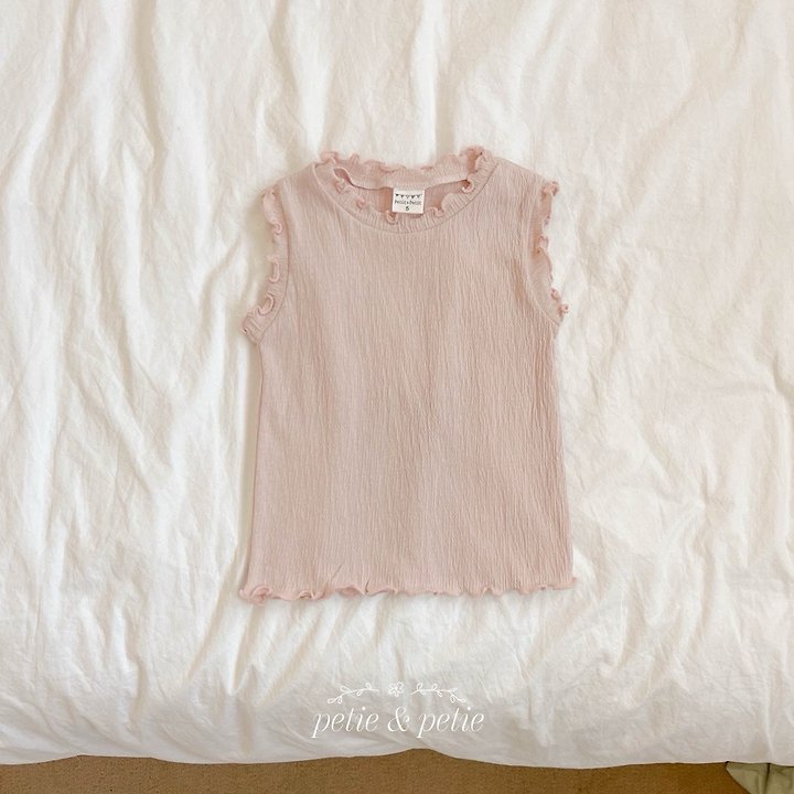 Petit & Petit - Korean Children Fashion - #kidsshorts - Chic Wavy Tee - 9