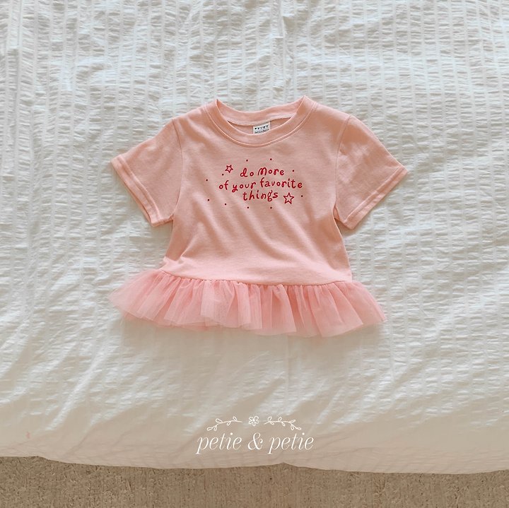 Petit & Petit - Korean Children Fashion - #kidsstore - Berry Sheer Frill Tee - 7