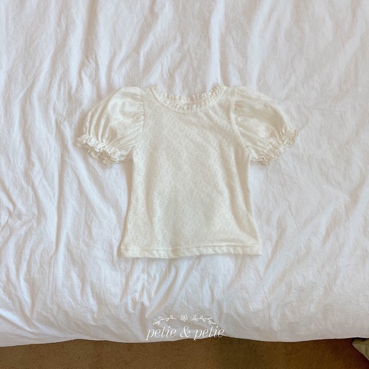 Petit & Petit - Korean Children Fashion - #kidsstore - Rosy Lace Tee - 2
