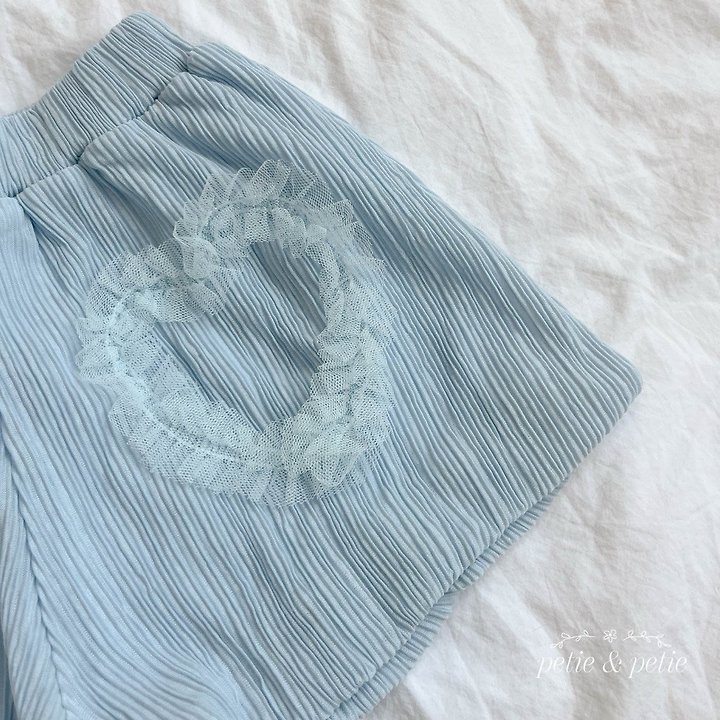 Petit & Petit - Korean Children Fashion - #kidsstore - Heart Pleats Pants - 7