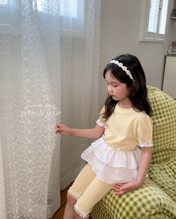 Petit & Petit - Korean Children Fashion - #kidzfashiontrend - Dalgona Frill Tee