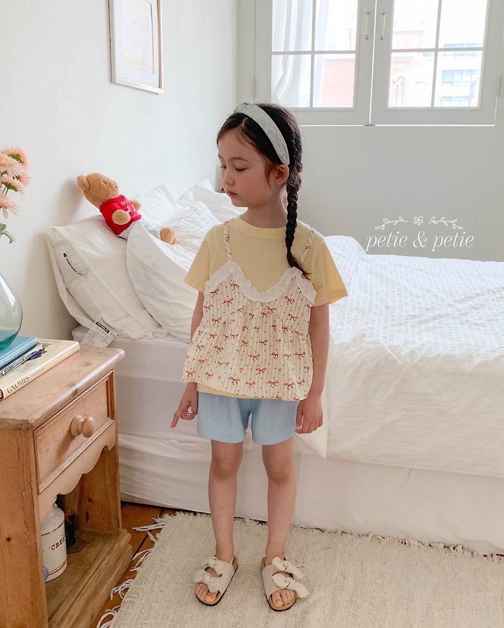 Petit & Petit - Korean Children Fashion - #kidzfashiontrend - Ribbon Bustier - 7