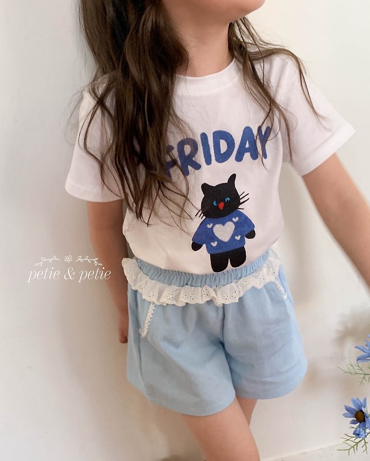 Petit & Petit - Korean Children Fashion - #kidsstore - Cats Shirring Tee - 4