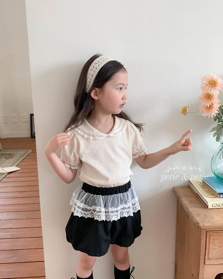 Petit & Petit - Korean Children Fashion - #kidzfashiontrend - Marble Sailor Tee - 2