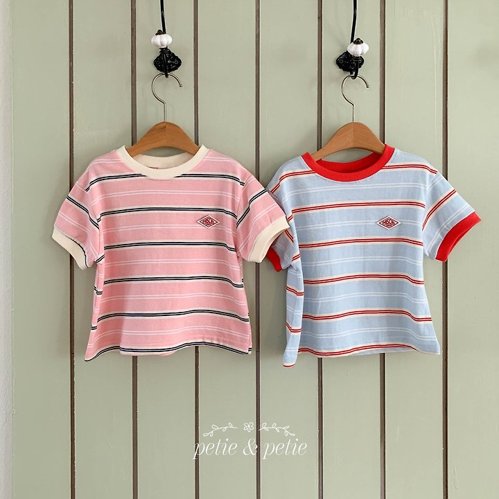 Petit & Petit - Korean Children Fashion - #kidzfashiontrend - Toms Stripe Tee - 7