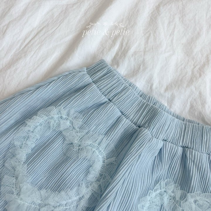 Petit & Petit - Korean Children Fashion - #kidzfashiontrend - Heart Pleats Pants - 8