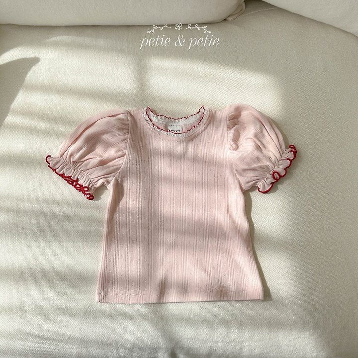 Petit & Petit - Korean Children Fashion - #kidzfashiontrend - Eyelet Tee - 3