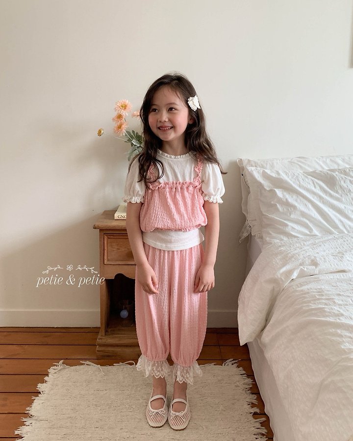 Petit & Petit - Korean Children Fashion - #littlefashionista - Popcorn Frill Bustier