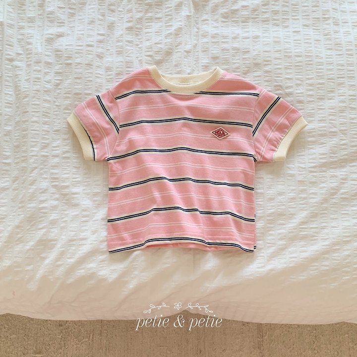Petit & Petit - Korean Children Fashion - #littlefashionista - Toms Stripe Tee - 9