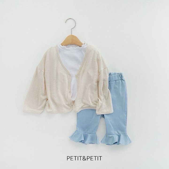 Petit & Petit - Korean Children Fashion - #littlefashionista - Linen Cardigan - 6