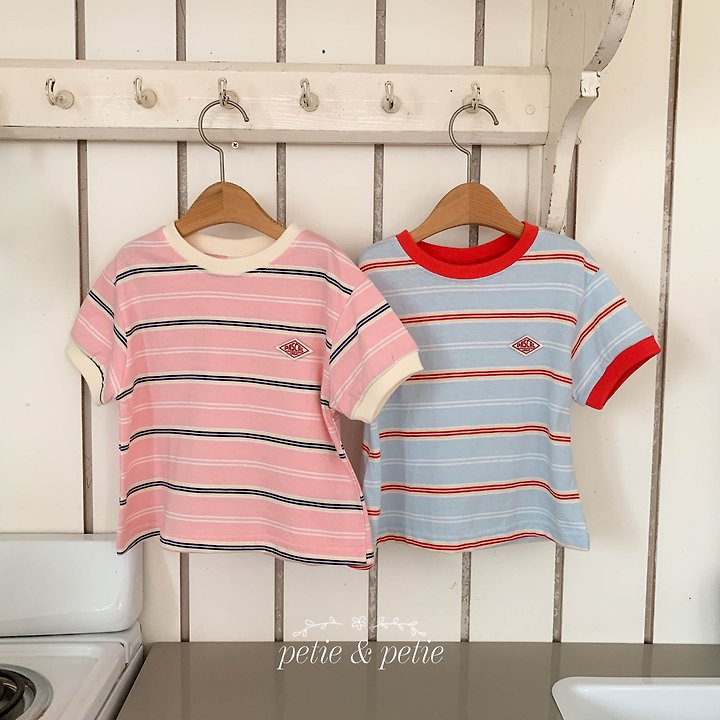 Petit & Petit - Korean Children Fashion - #magicofchildhood - Toms Stripe Tee - 10