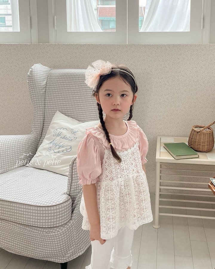 Petit & Petit - Korean Children Fashion - #magicofchildhood - Lace Bustier - 8