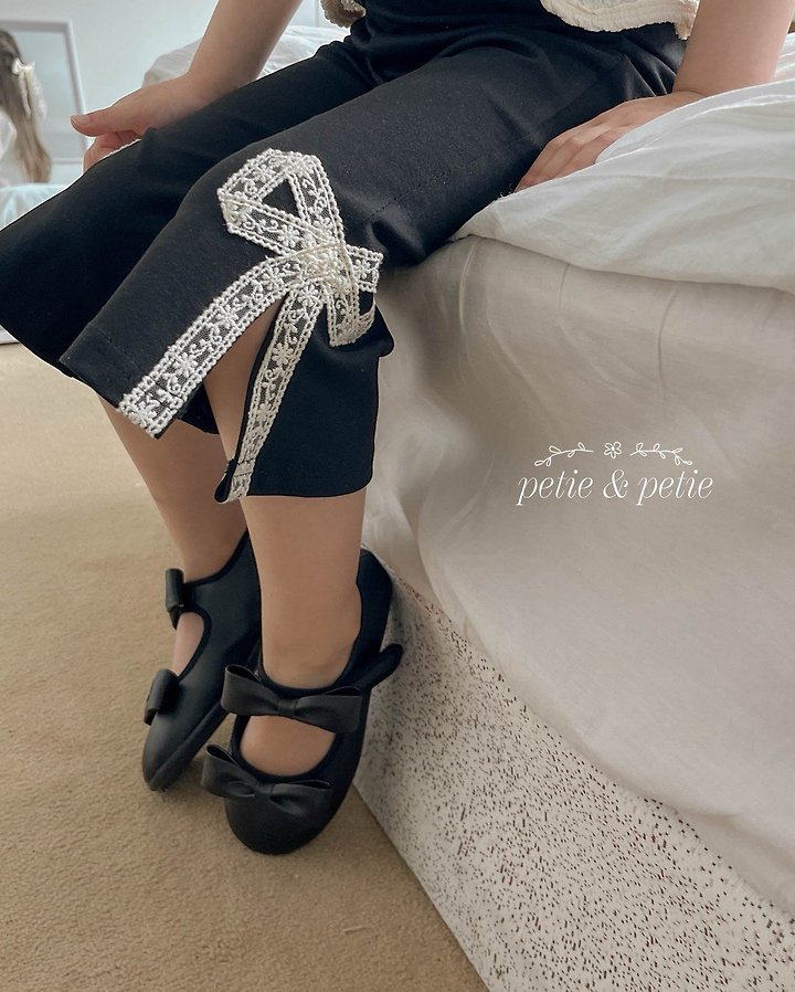 Petit & Petit - Korean Children Fashion - #magicofchildhood - Ribbon Flare Pants