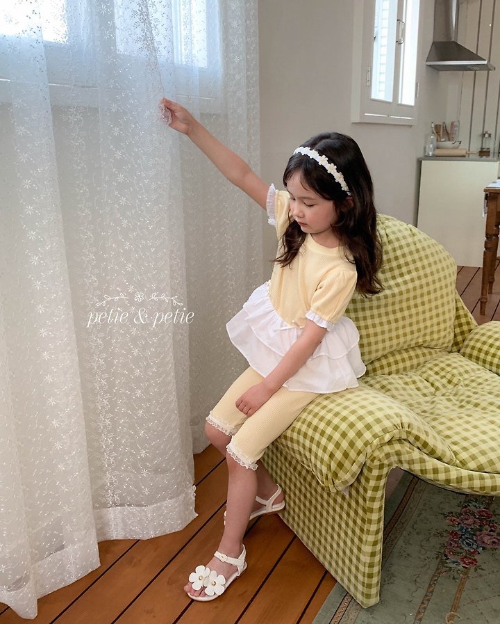 Petit & Petit - Korean Children Fashion - #minifashionista - Dalgona Frill Tee - 5