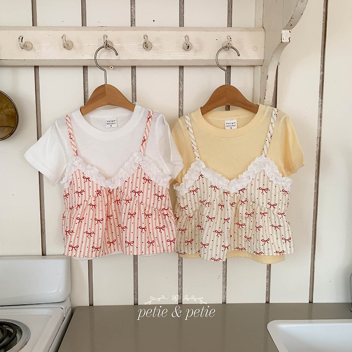 Petit & Petit - Korean Children Fashion - #minifashionista - Ribbon Bustier - 11