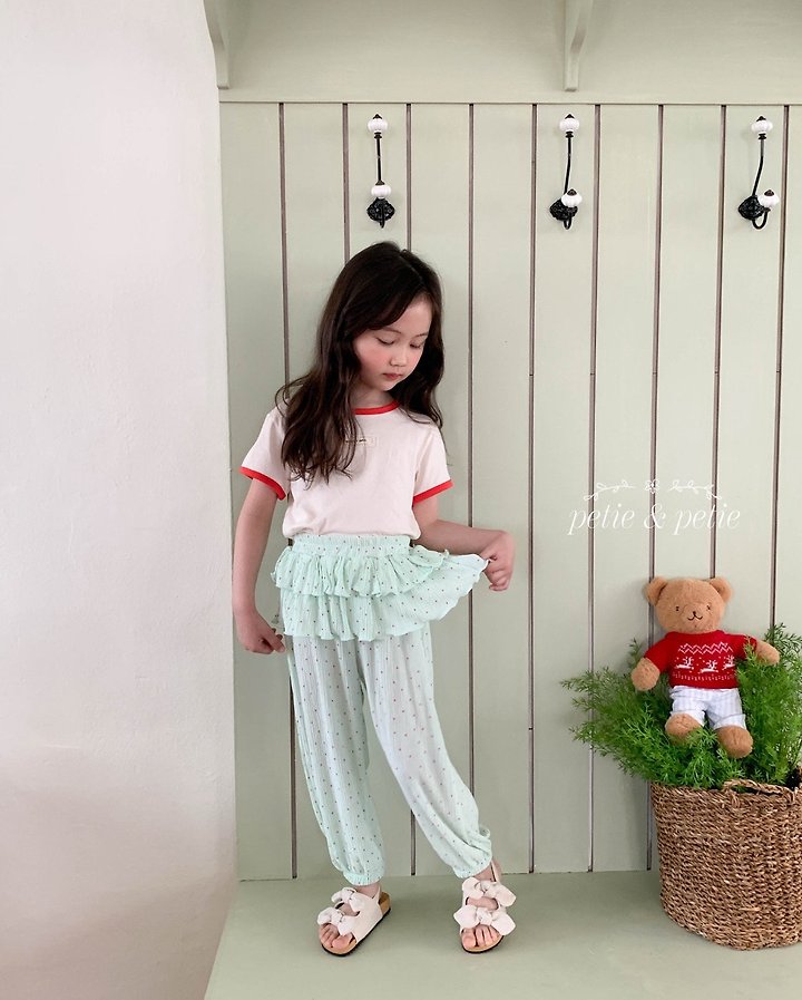 Petit & Petit - Korean Children Fashion - #minifashionista - Dot Pleats Cancan Pants - 7