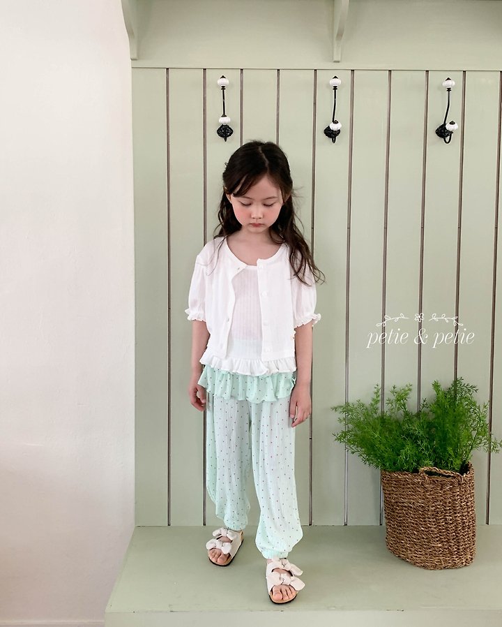 Petit & Petit - Korean Children Fashion - #minifashionista - Eyelet Frill Sleeveless - 12
