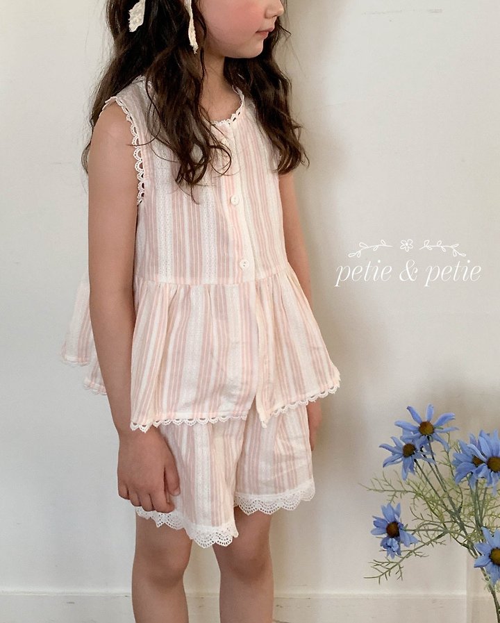 Petit & Petit - Korean Children Fashion - #prettylittlegirls - Pie Stripe Blouse - 5