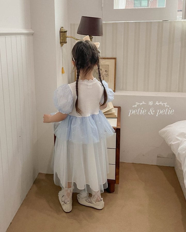 Petit & Petit - Korean Children Fashion - #prettylittlegirls - Luna Dot Tulle One-piece - 9