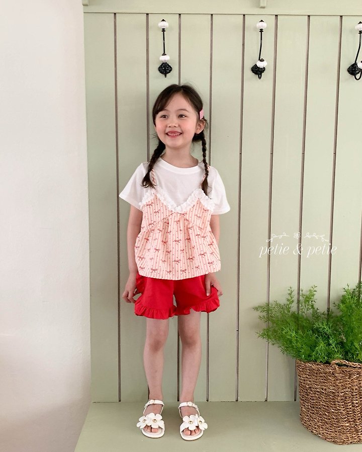 Petit & Petit - Korean Children Fashion - #prettylittlegirls - Candy Frill Pants - 6