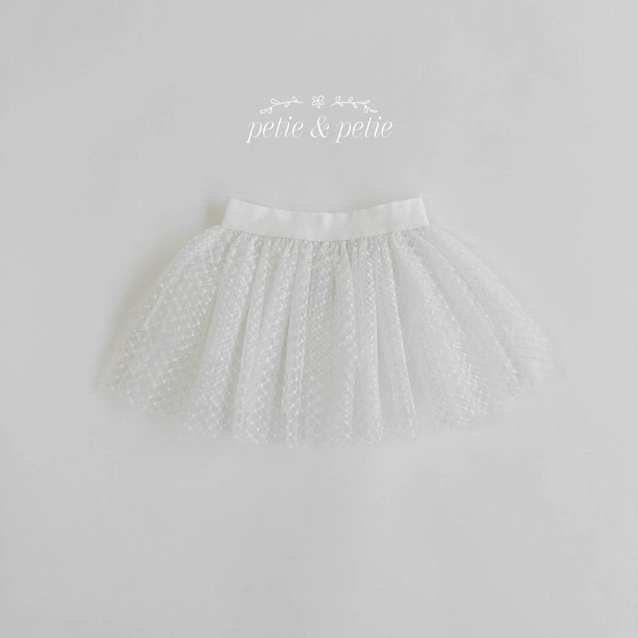 Petit & Petit - Korean Children Fashion - #prettylittlegirls - Emily Mesh Skirt - 10