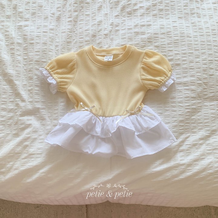 Petit & Petit - Korean Children Fashion - #stylishchildhood - Dalgona Frill Tee - 9
