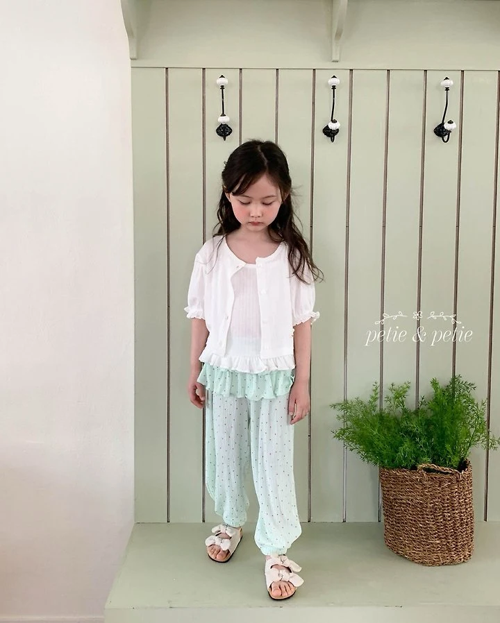 Petit & Petit - Korean Children Fashion - #stylishchildhood - Dot Pleats Cancan Pants - 11