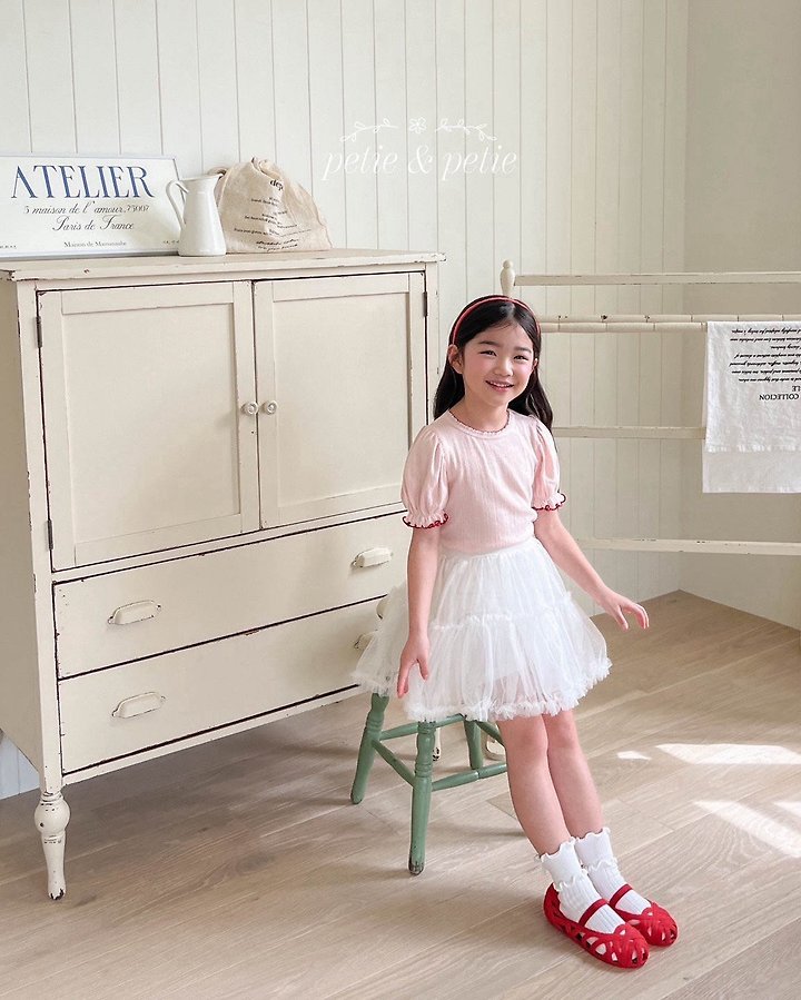 Petit & Petit - Korean Children Fashion - #stylishchildhood - Eyelet Tee - 11