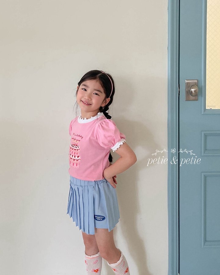 Petit & Petit - Korean Children Fashion - #stylishchildhood - Pleated Skort - 9